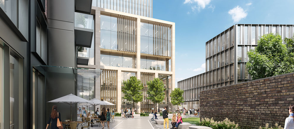 Westridge Real Estate Camden Yard CGI for new Kevin Street DIT development in Dublin
