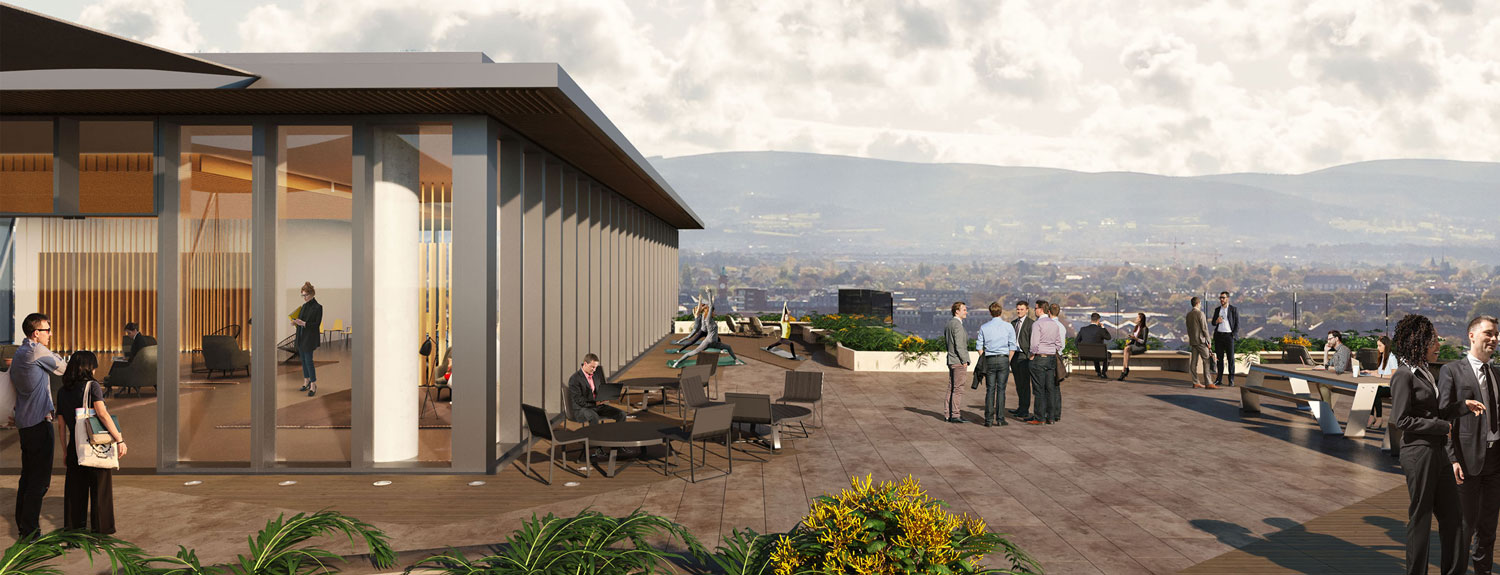 westridge cgi for new kevin street rooftop views
